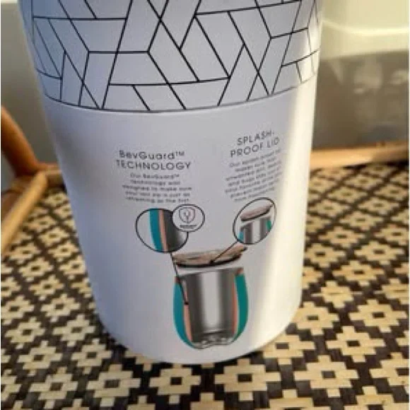 BrüMate Glitter Charcoal Wine Tumbler - Picture 3 of 3